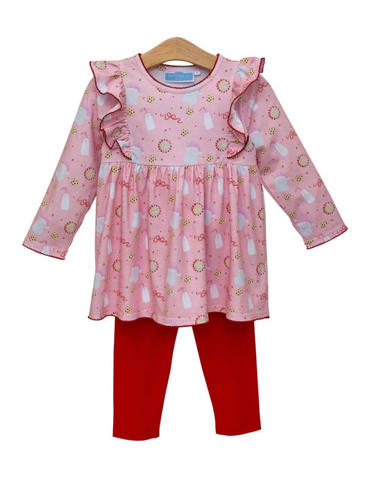 MILK & COOKIES RUFFLE PANT SET
