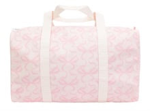 DUFFLE BAG BOWS ON PINK