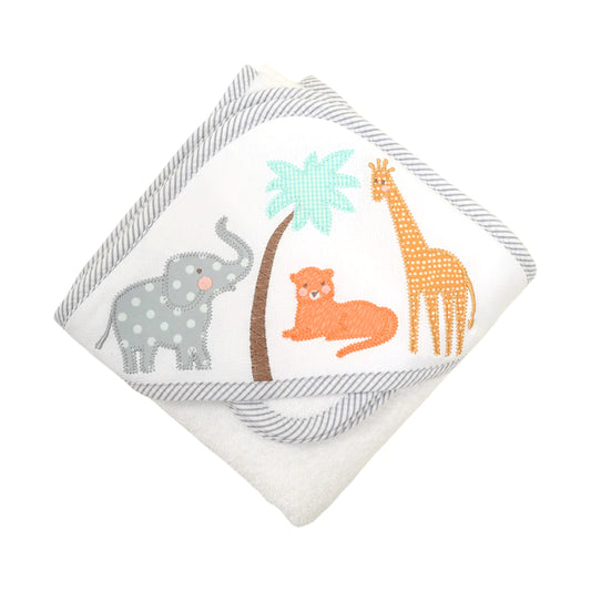 SAFARI BOXED HOODED TOWEL SET