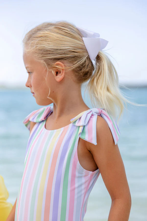 EDISTO BEACH BATHING SUIT SOUTHAMPTON STRIPE