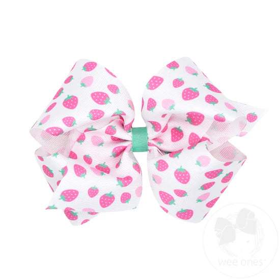 KING SUMMER PRINT BOW