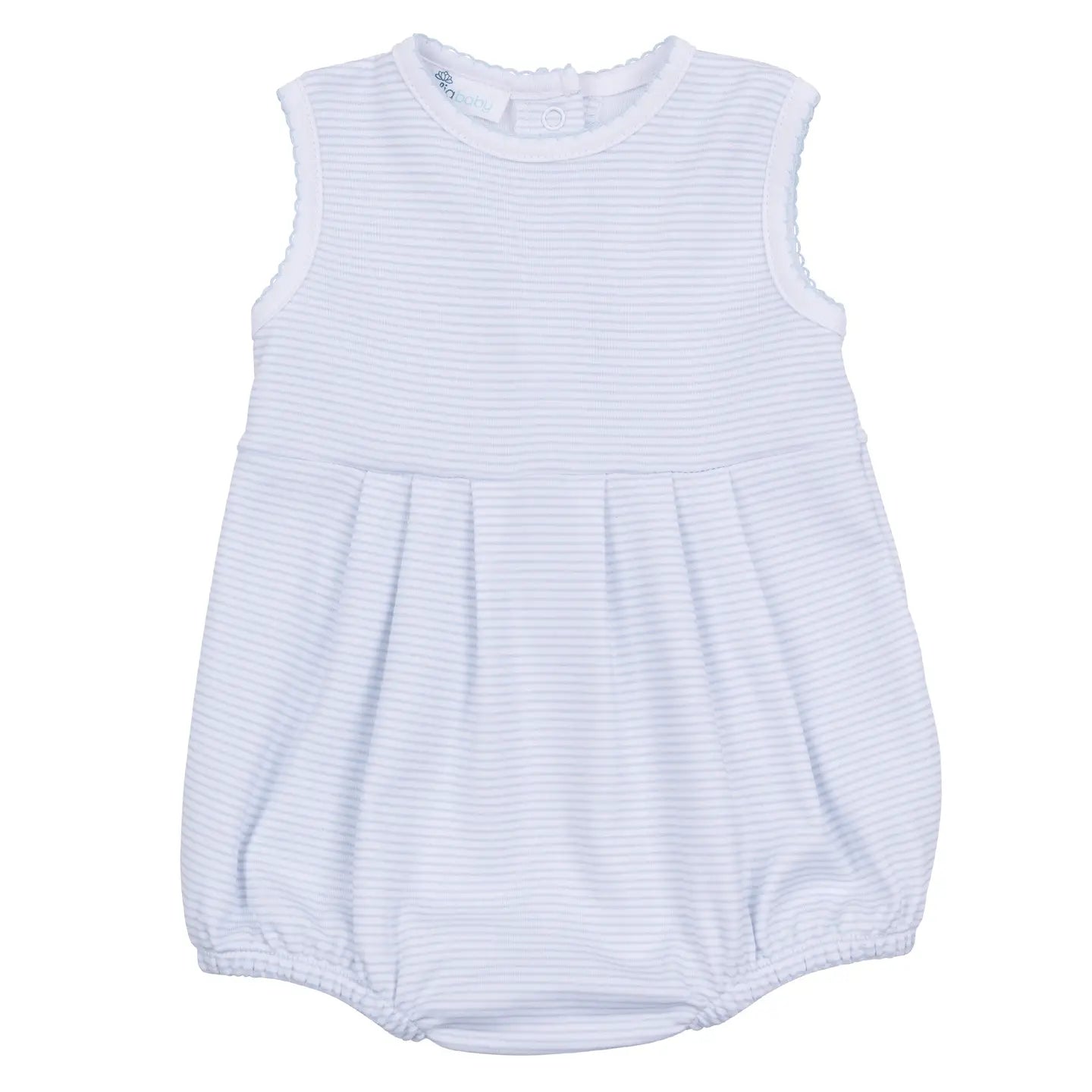 MINI STRIPES BODYSUIT LT BLUE