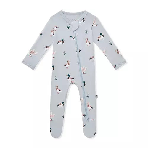 ZIPPER FOOTIE MALLARD DUCK