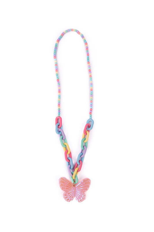 KALEIDOSCOPE BUTTERFLY NECKLACE