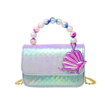 MERMAID SEASHELL BAG PURPLE