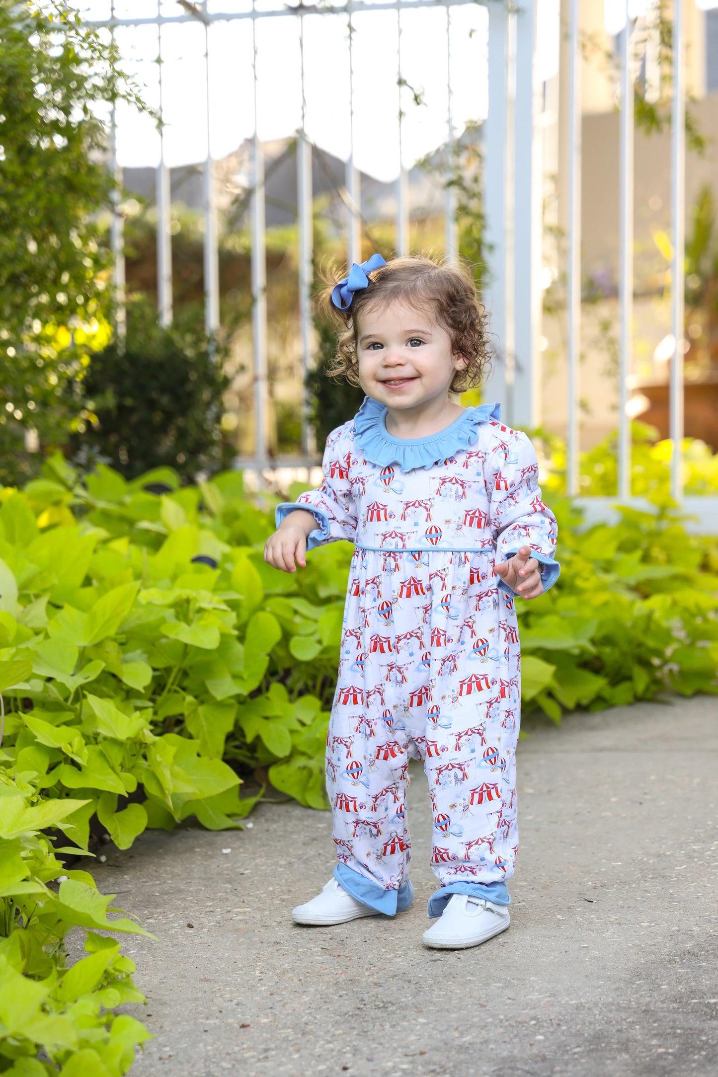 UNDER THE BIG TOP RUFFLE ROMPER
