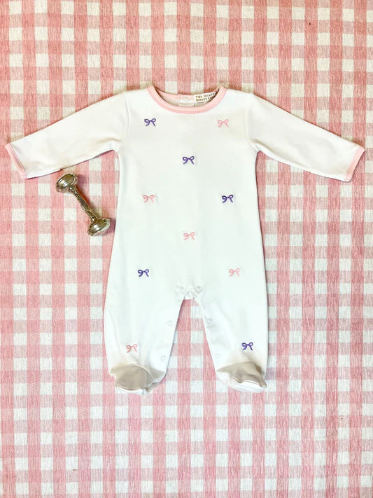 ROCK ME ROMPER EMB BOWS