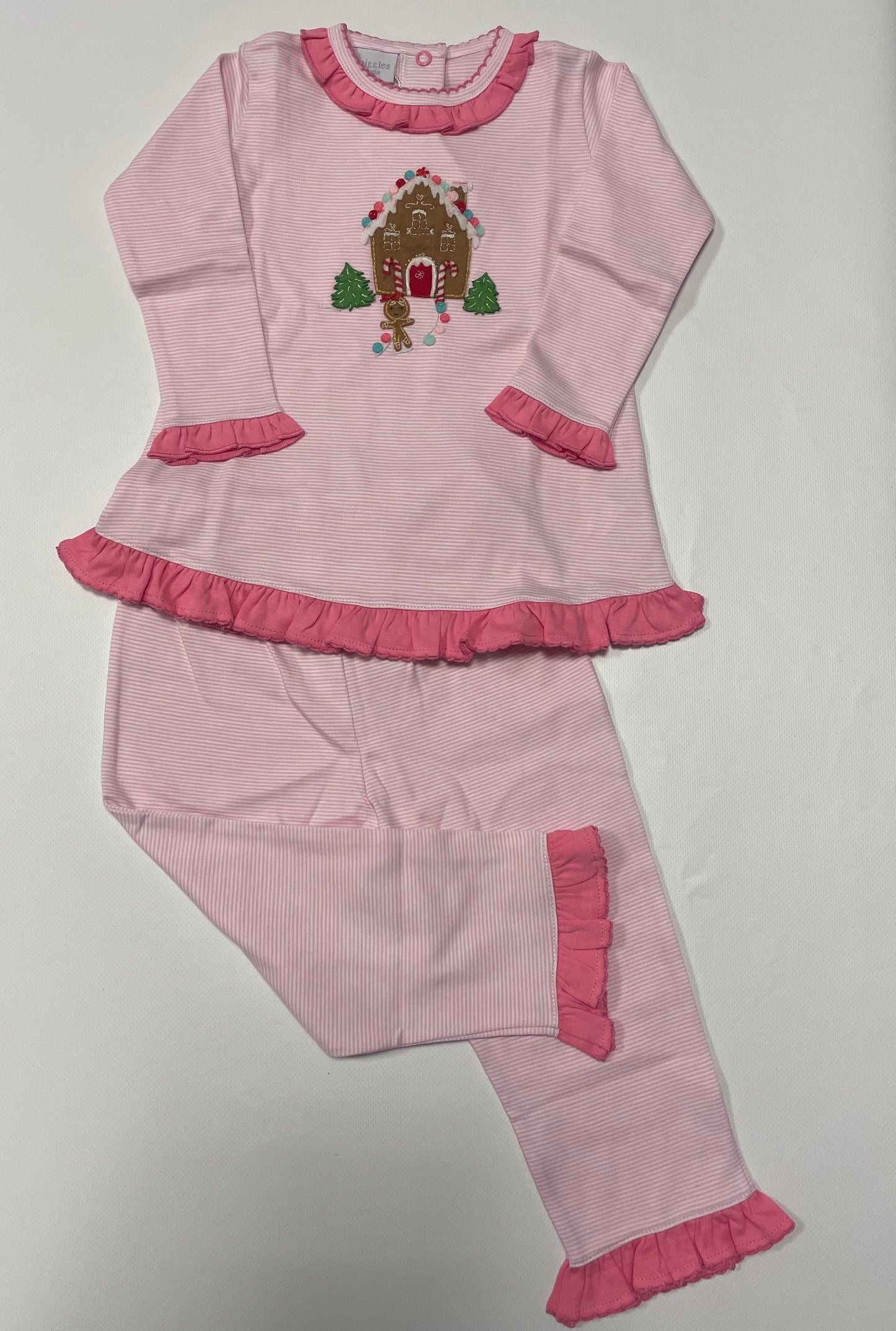 PINK GINGERBREAD HOUSE SET