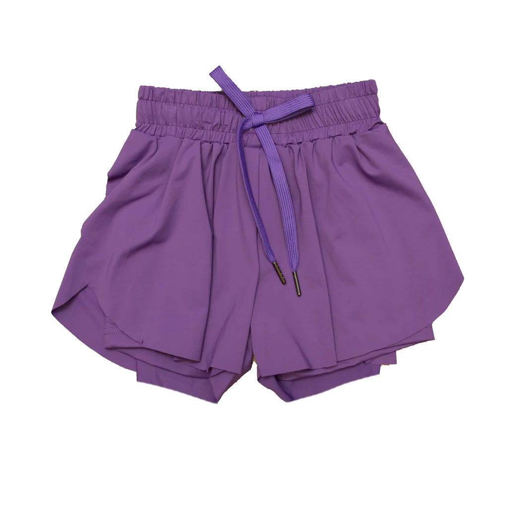PURPLE BUTTERFLY SHORT