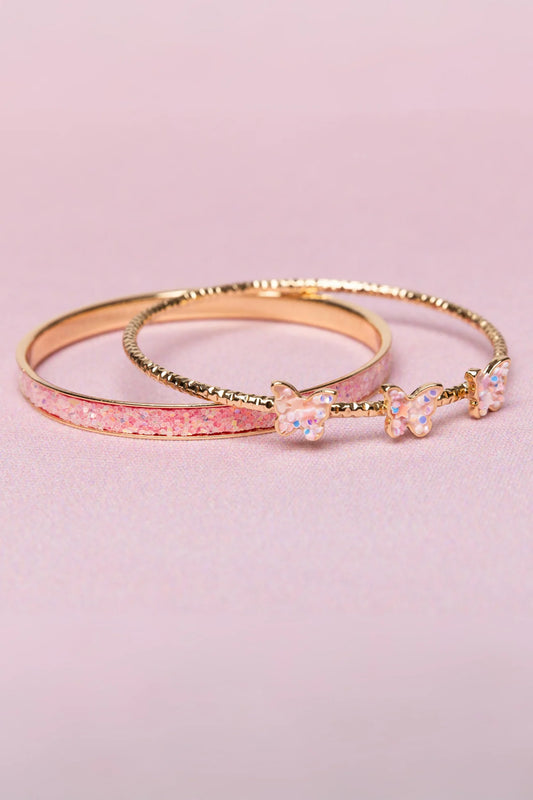 BOUTIQUE CHIC BUTTERFLY BANGLES