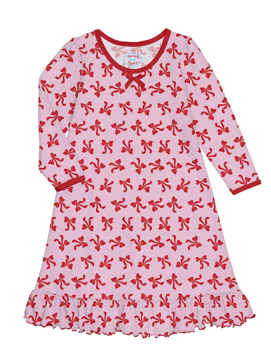 HOLIDAY BOWS NIGHTGOWN