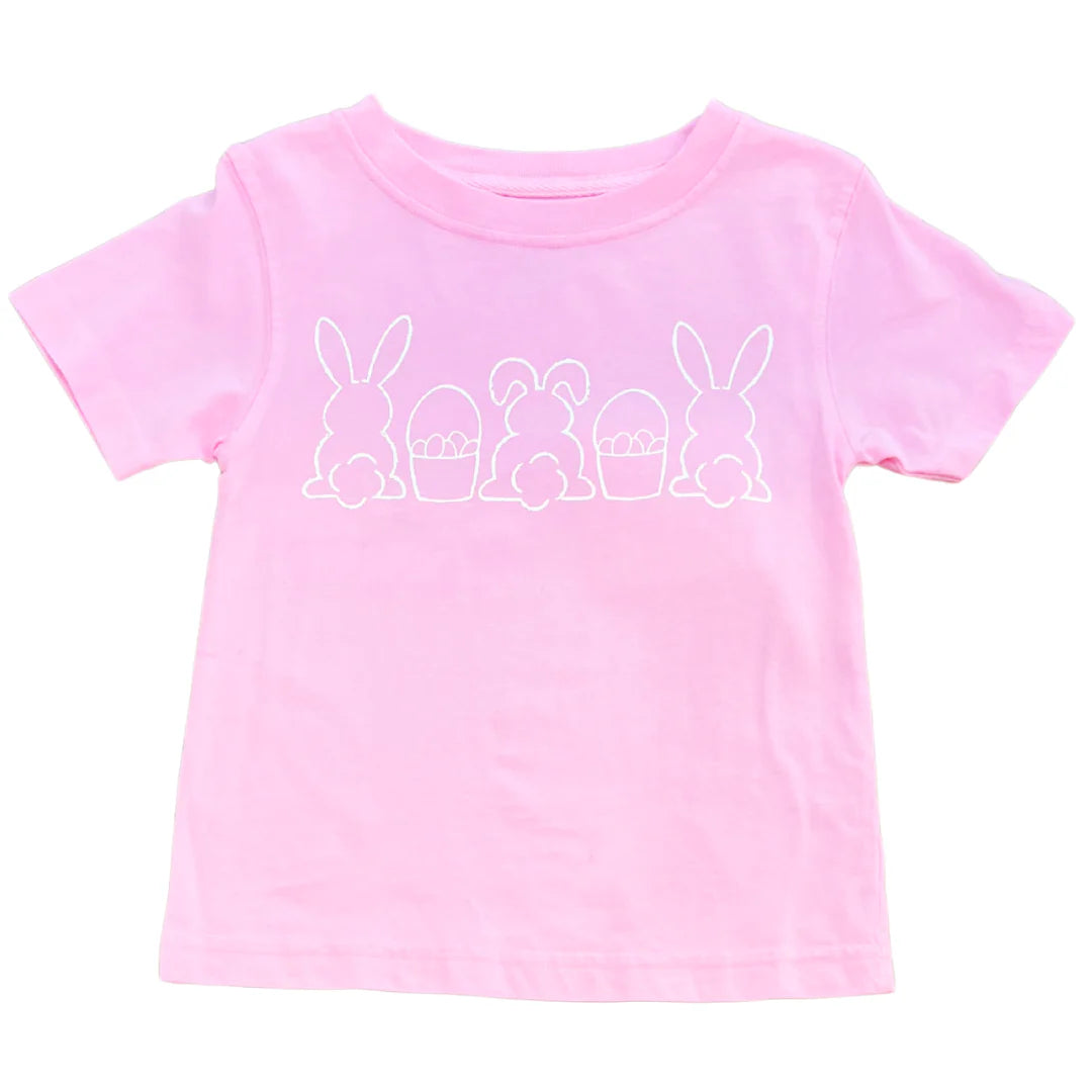 PINK BUNNY TRIO TEE