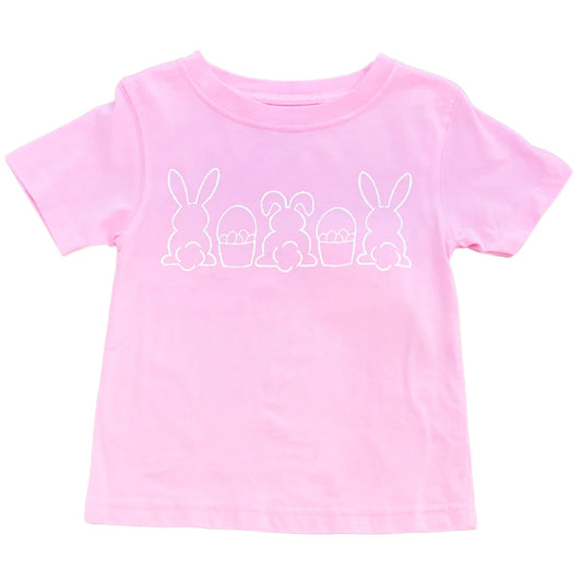 PINK BUNNY TRIO TEE
