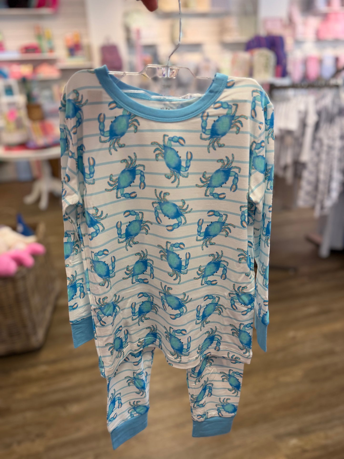 PINCHY PALS BLUE LS PANT SET