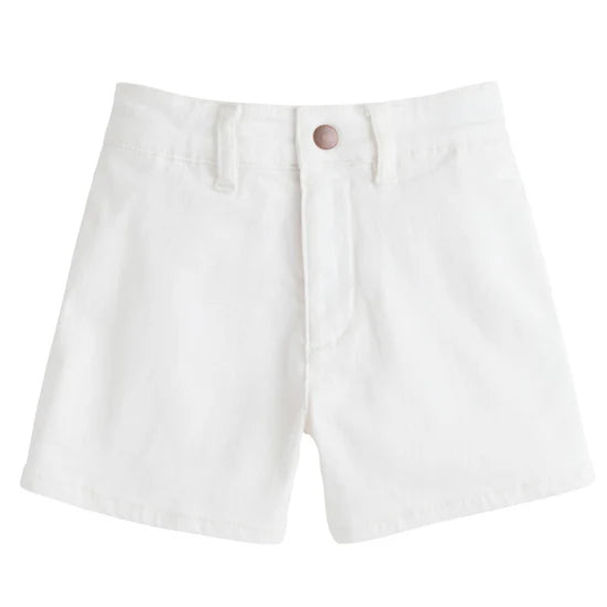 DENIM SHORTS IVORY