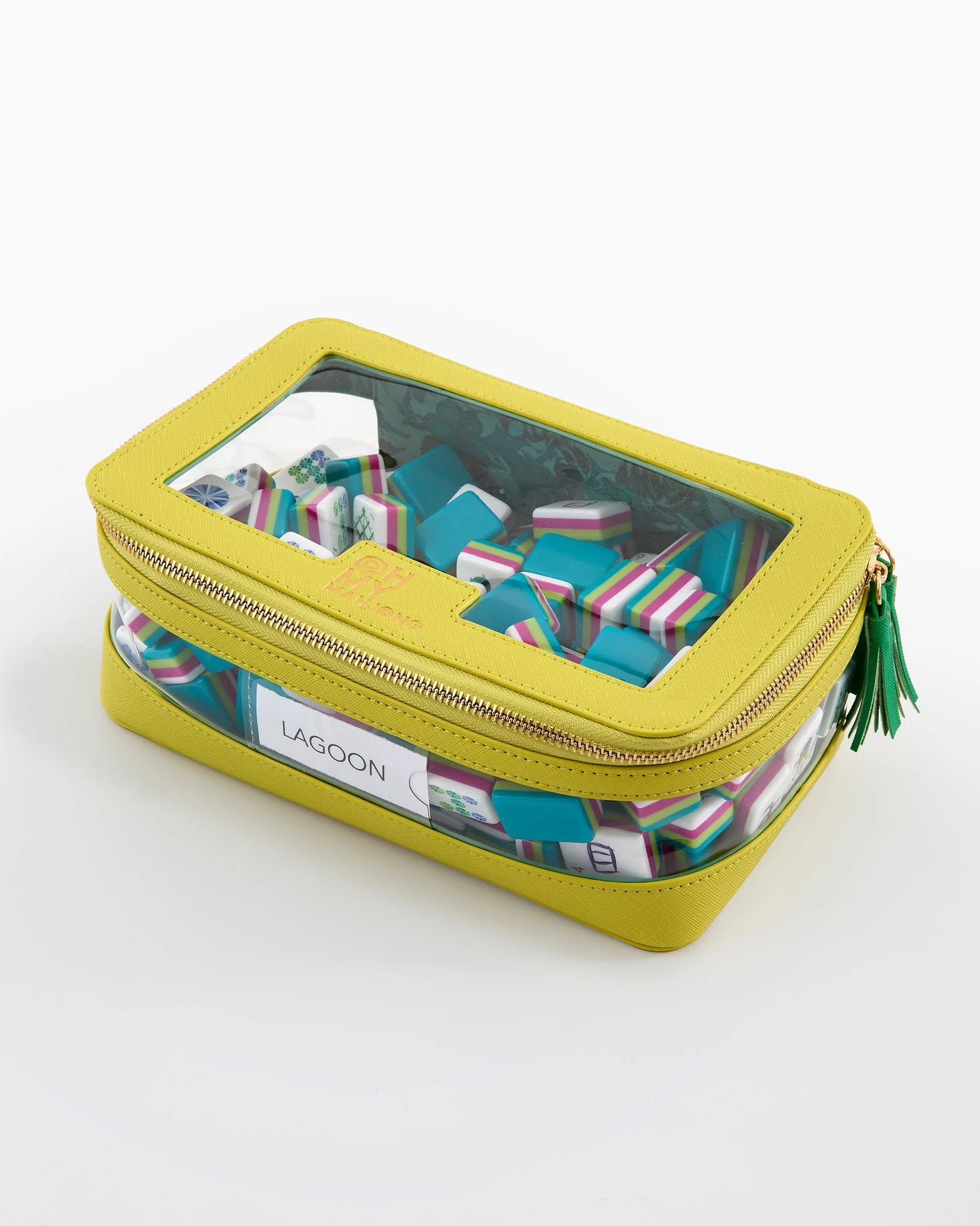 CHARTREUSE TILE STORAGE BAG