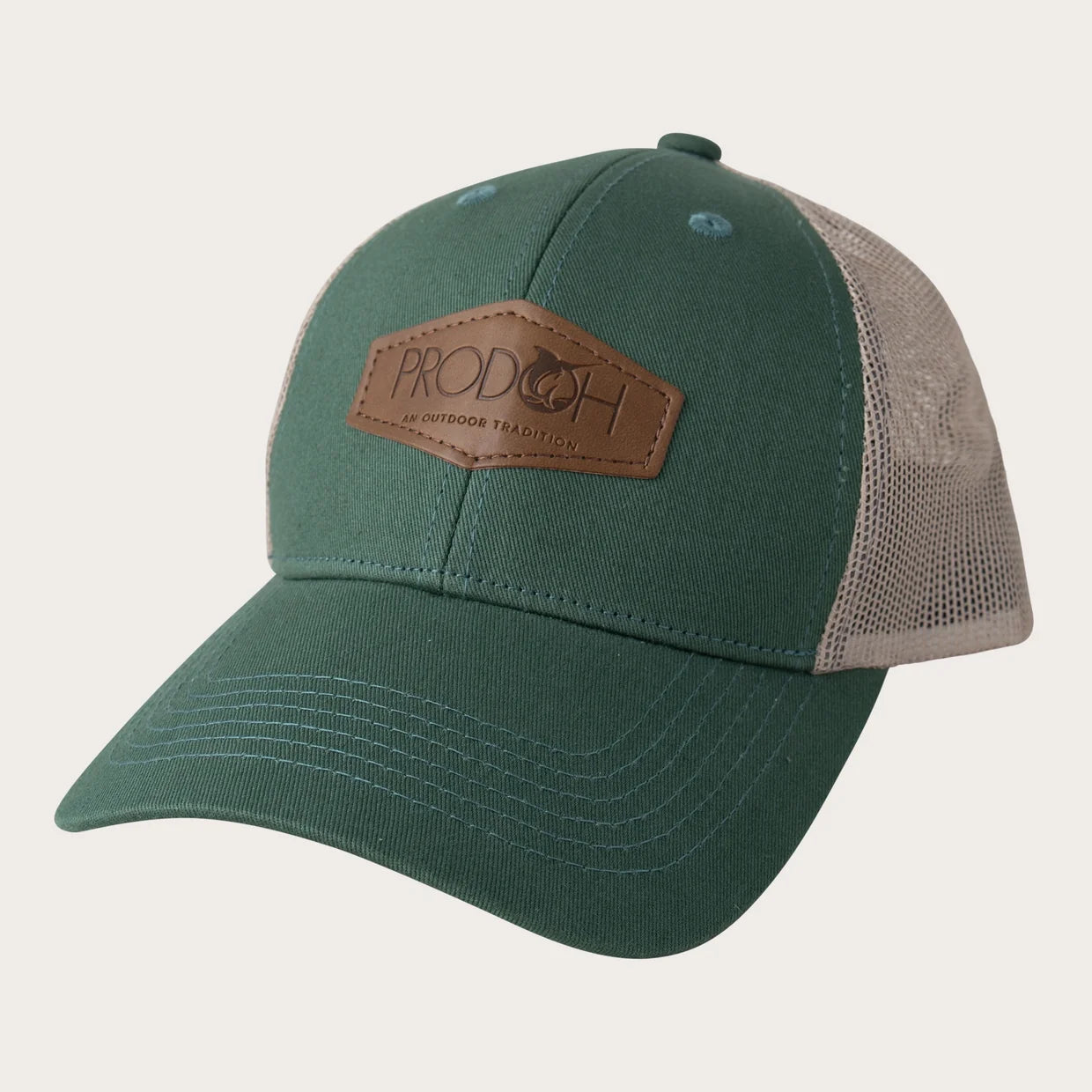 TRUCKER HAT CAMPING GREEN