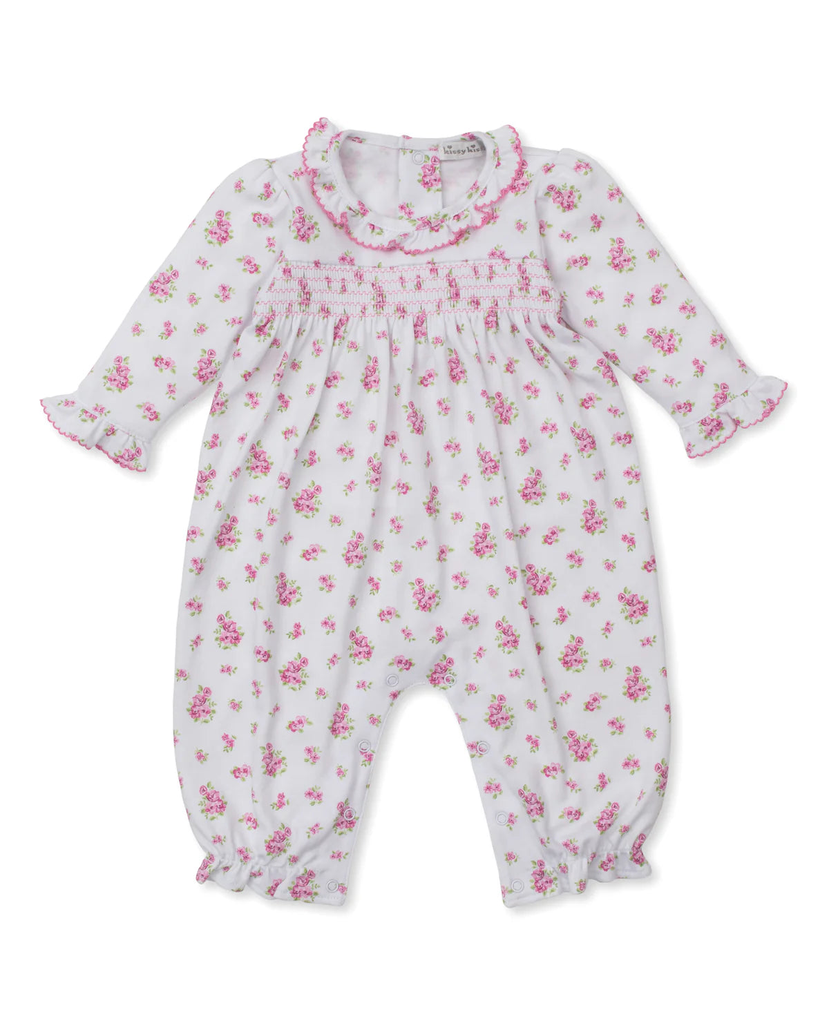 ROSES IN BLOOM SMOCKED PLAYSUIT