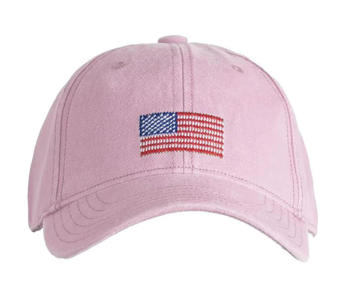 LT PINK AMERICAN FLAG HAT