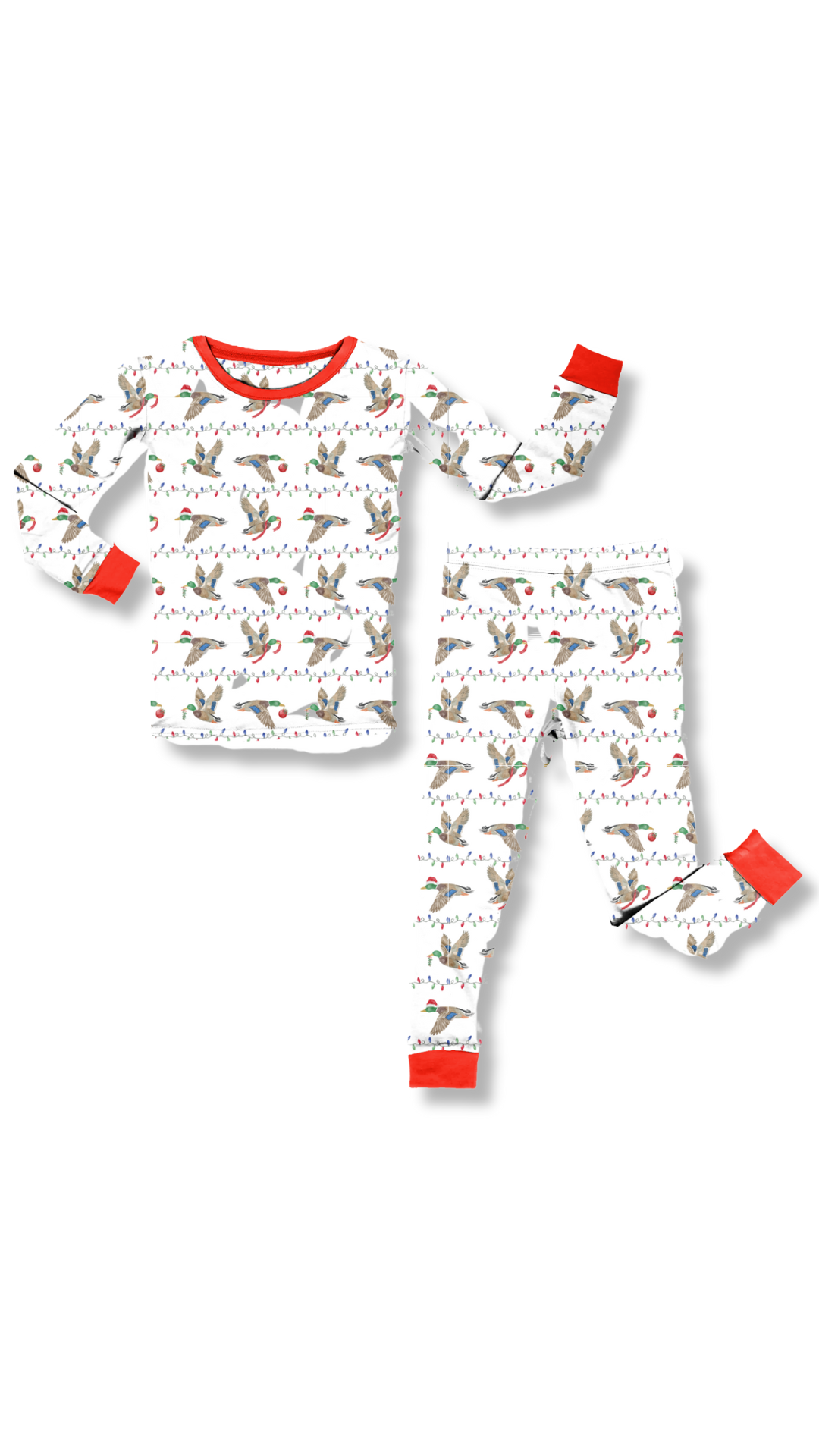 LS PANT SET MERRY MALLARDS