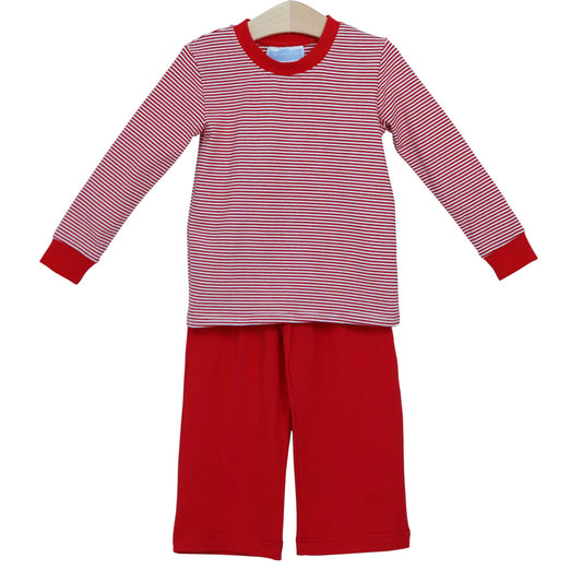 MILLER PANT SET RED STRIPE