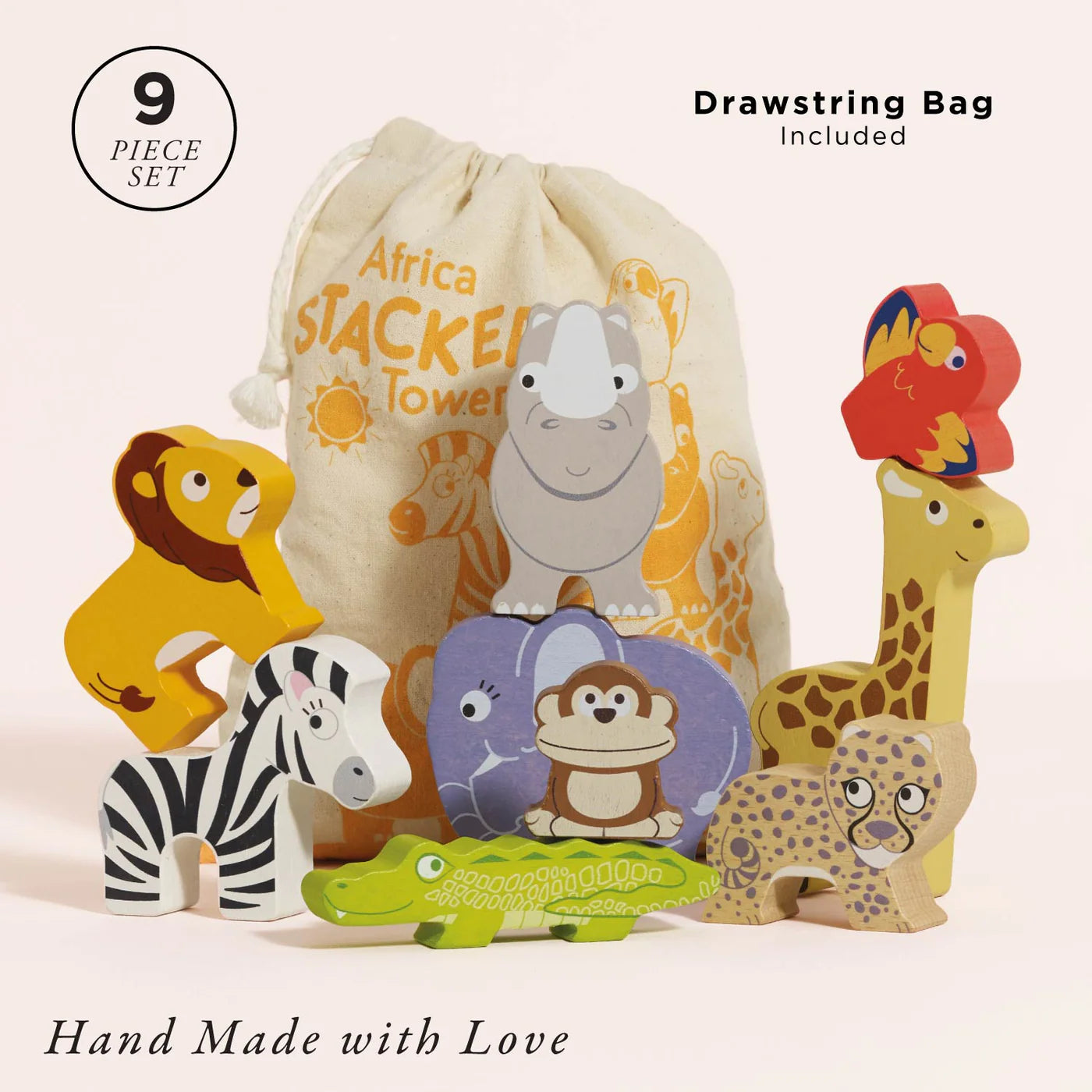AFRICA STACKING SET