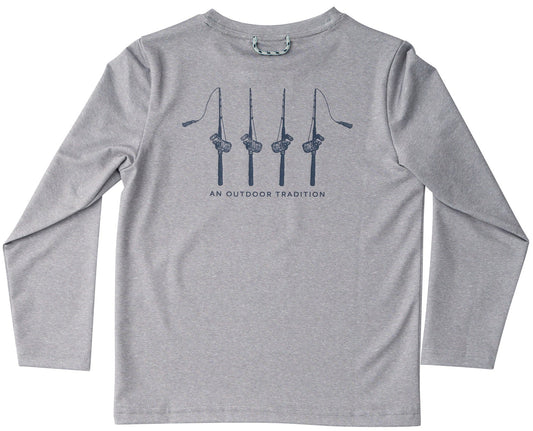 PRO PERFORMANCE TEE HEATHER GRAY