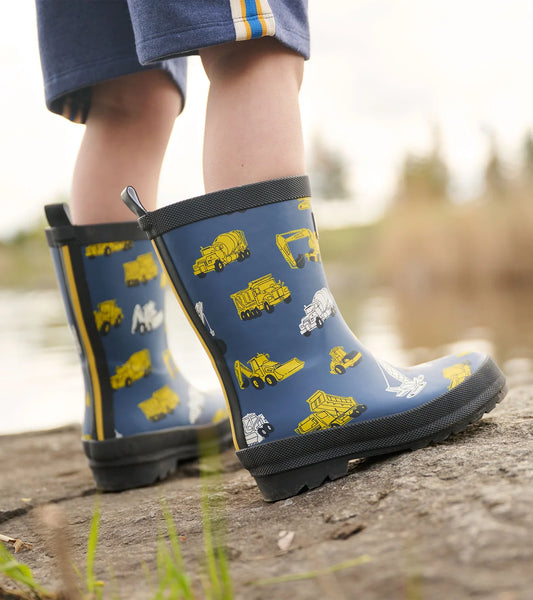 UNDER CONSTRUCTION RAIN BOOTS