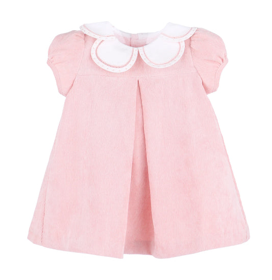 VINTAGE CORD DRESS PINK