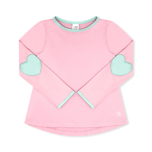 KYLIE TOP PINK/COOL MINT