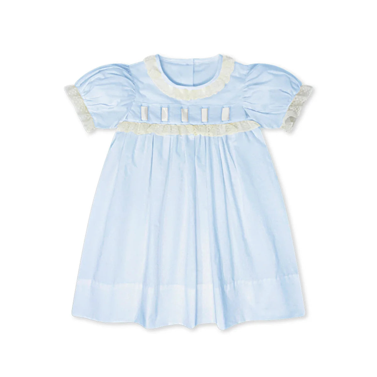 PARIS DRESS BATISTE BLUE