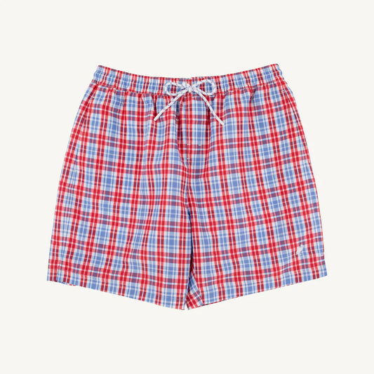 TODDY SWIM TRUNK LAWN PARTY PLAID