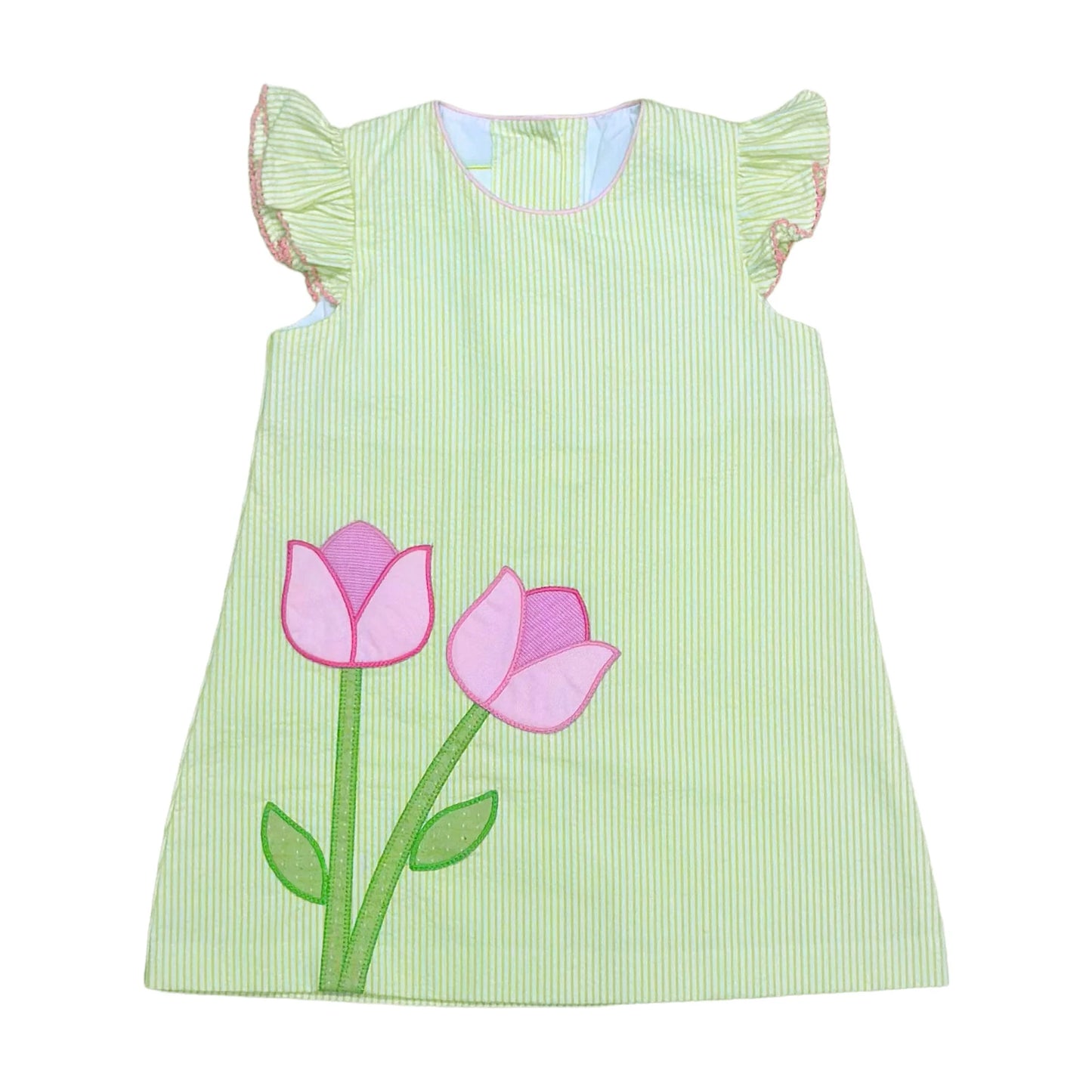 TULIPS SLOANE DRESS LIME