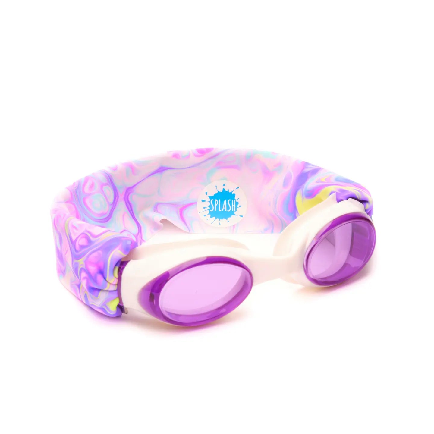 PASTEL SWIRL SWIM GOGGLES