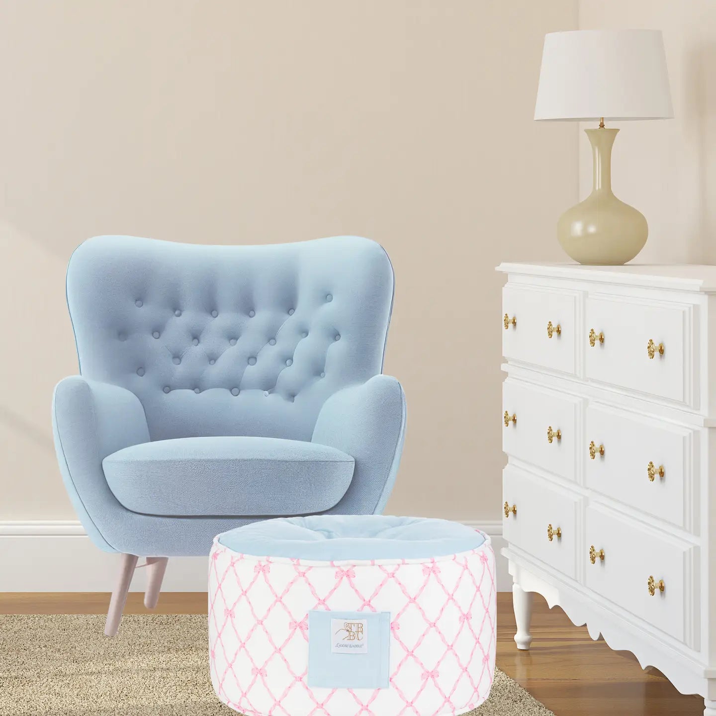 BELLE MEADE BOW OTTOMAN