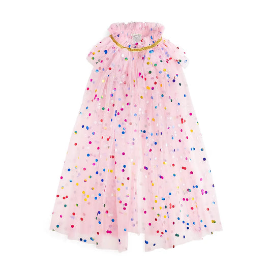 PINK CONFETTI CAPE
