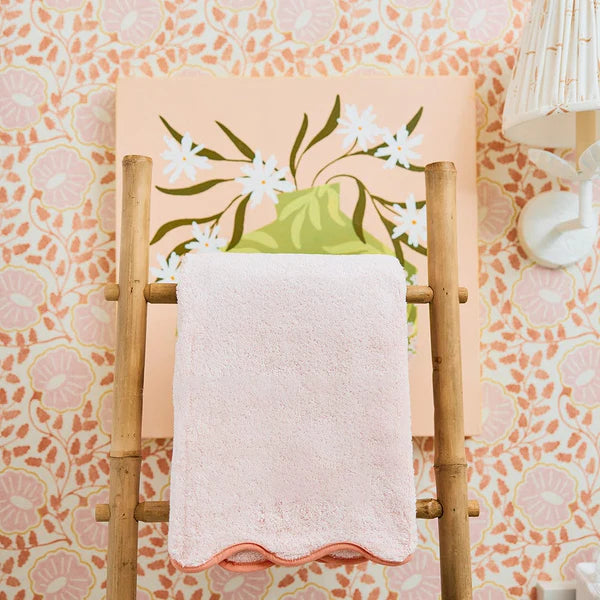 SCALLOP BATH TOWEL