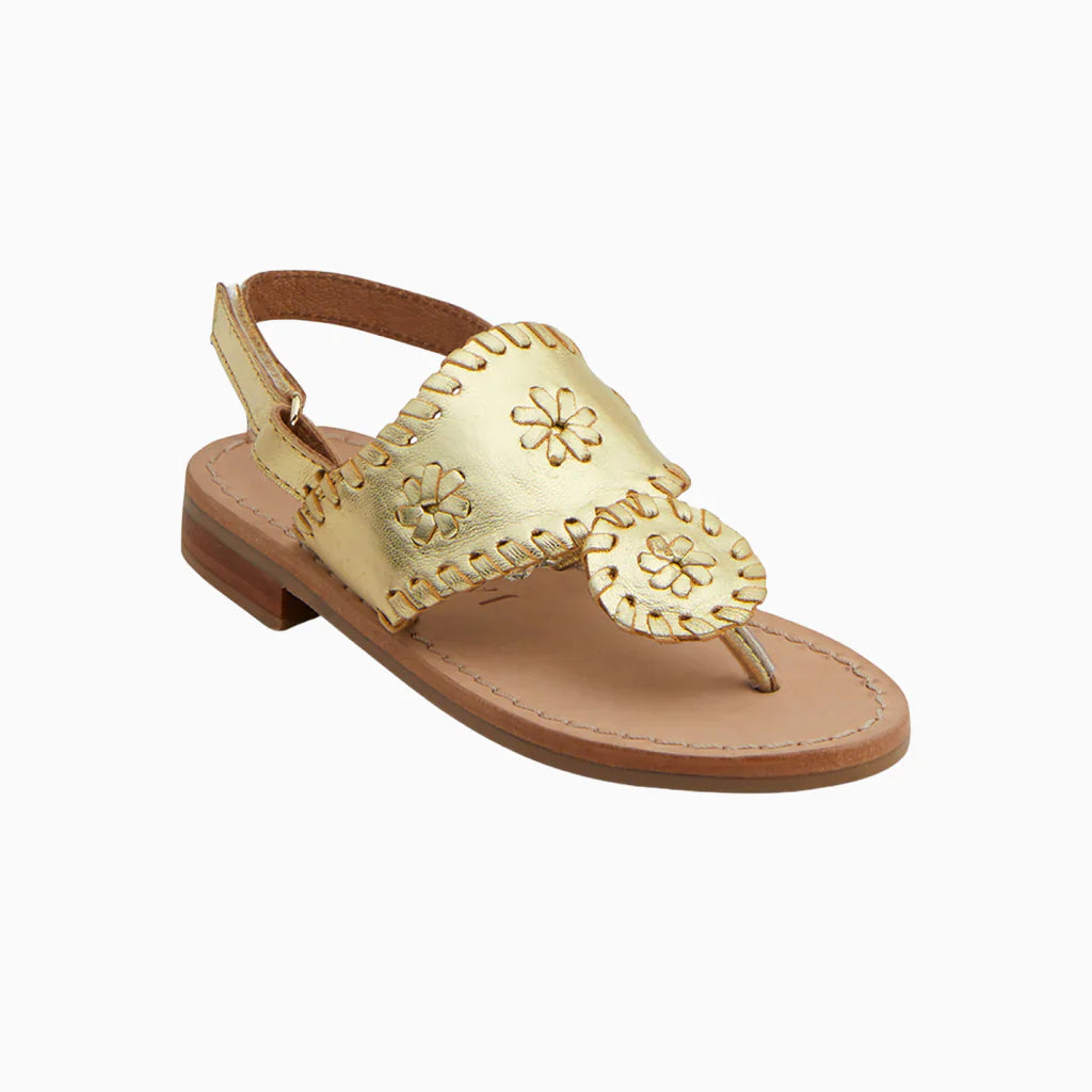TODDLER GIRLS GOLD NAPPA