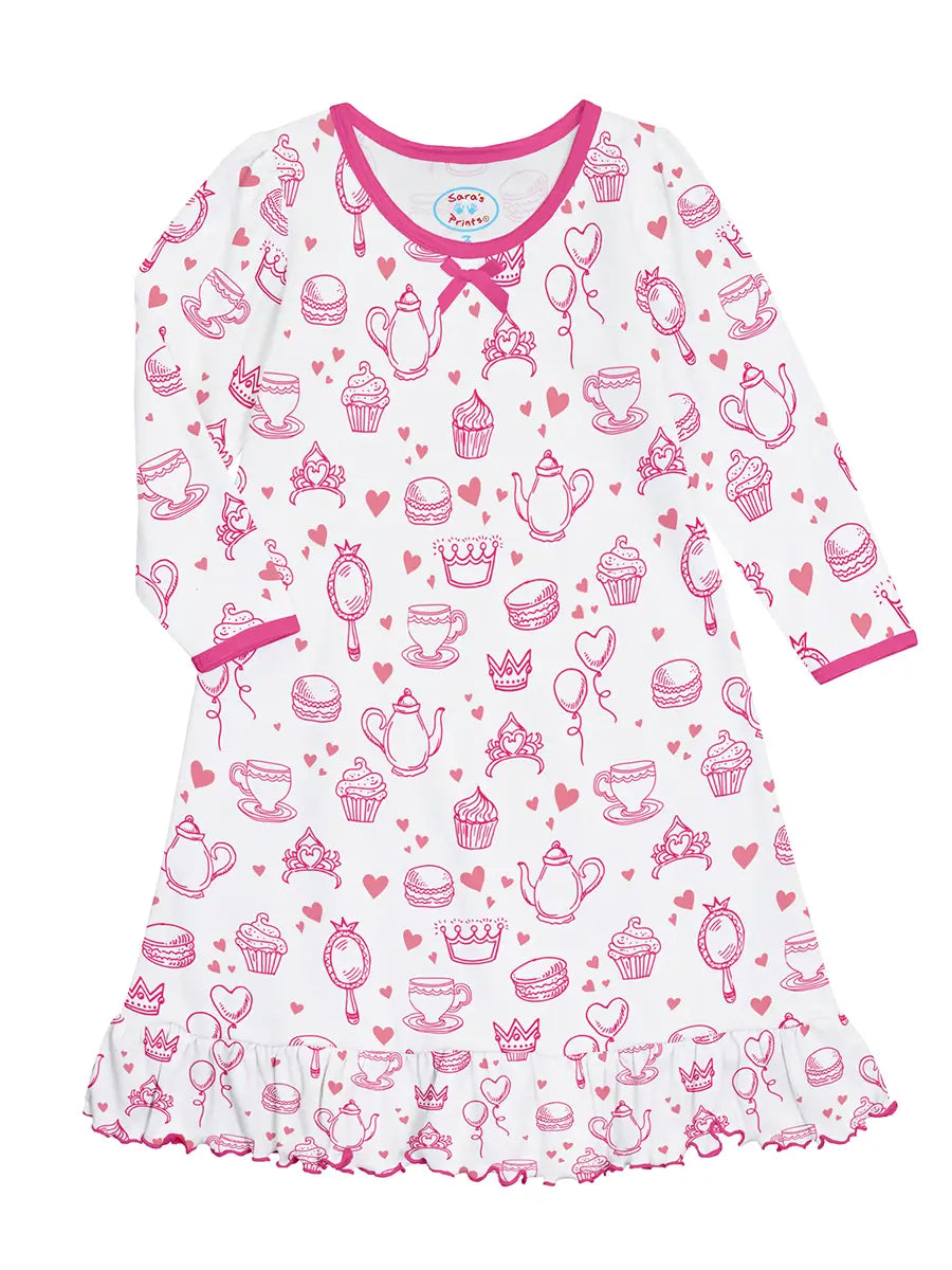 PRINCESS TEA TWIRL NIGHTGOWN