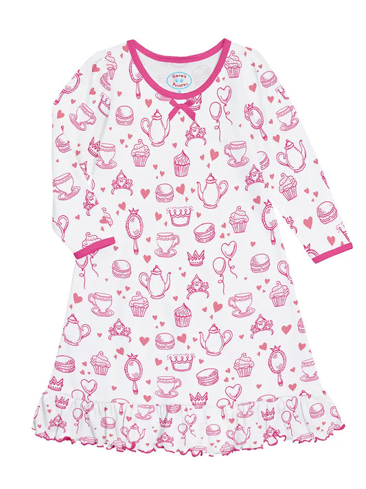 PRINCESS TEA TWIRL NIGHTGOWN