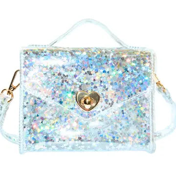 GUSSIE SILVER HEARTS BAG