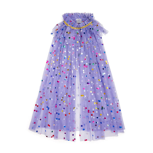 LAVENDER CONFETTI CAPE