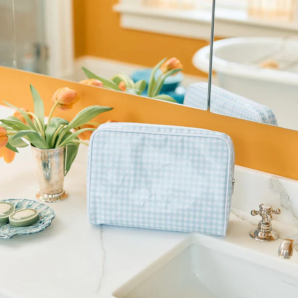 LARGE PATTERNED TOILETRY BAG