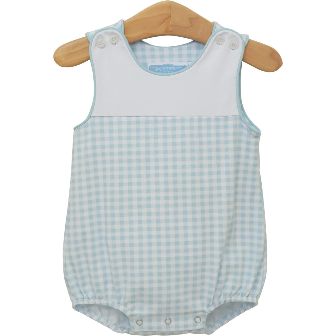 MADDEN BUBBLE LT BLUE GINGHAM
