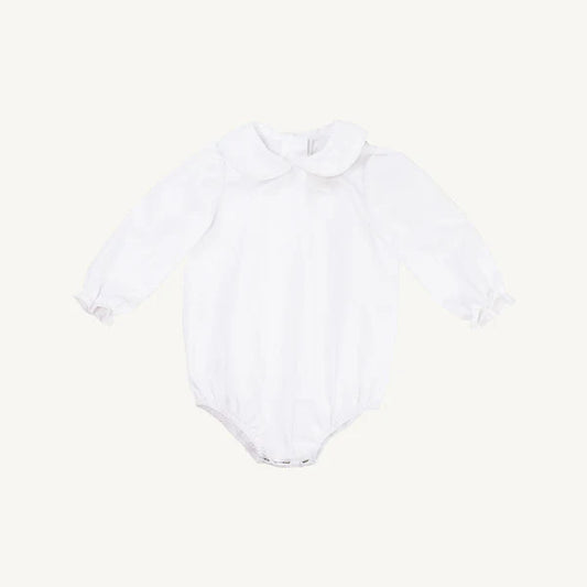 MAUDES WOVEN PETER PAN LS SHIRT