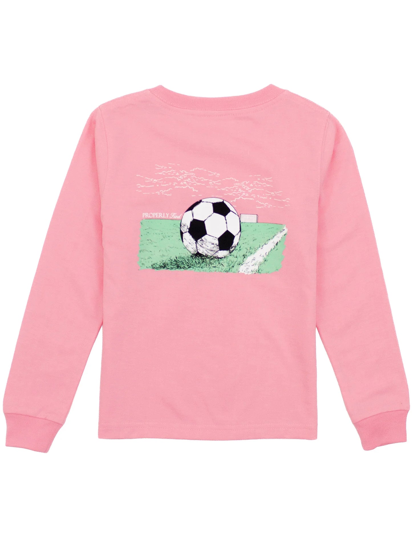 LS PINK SOCCER TEE