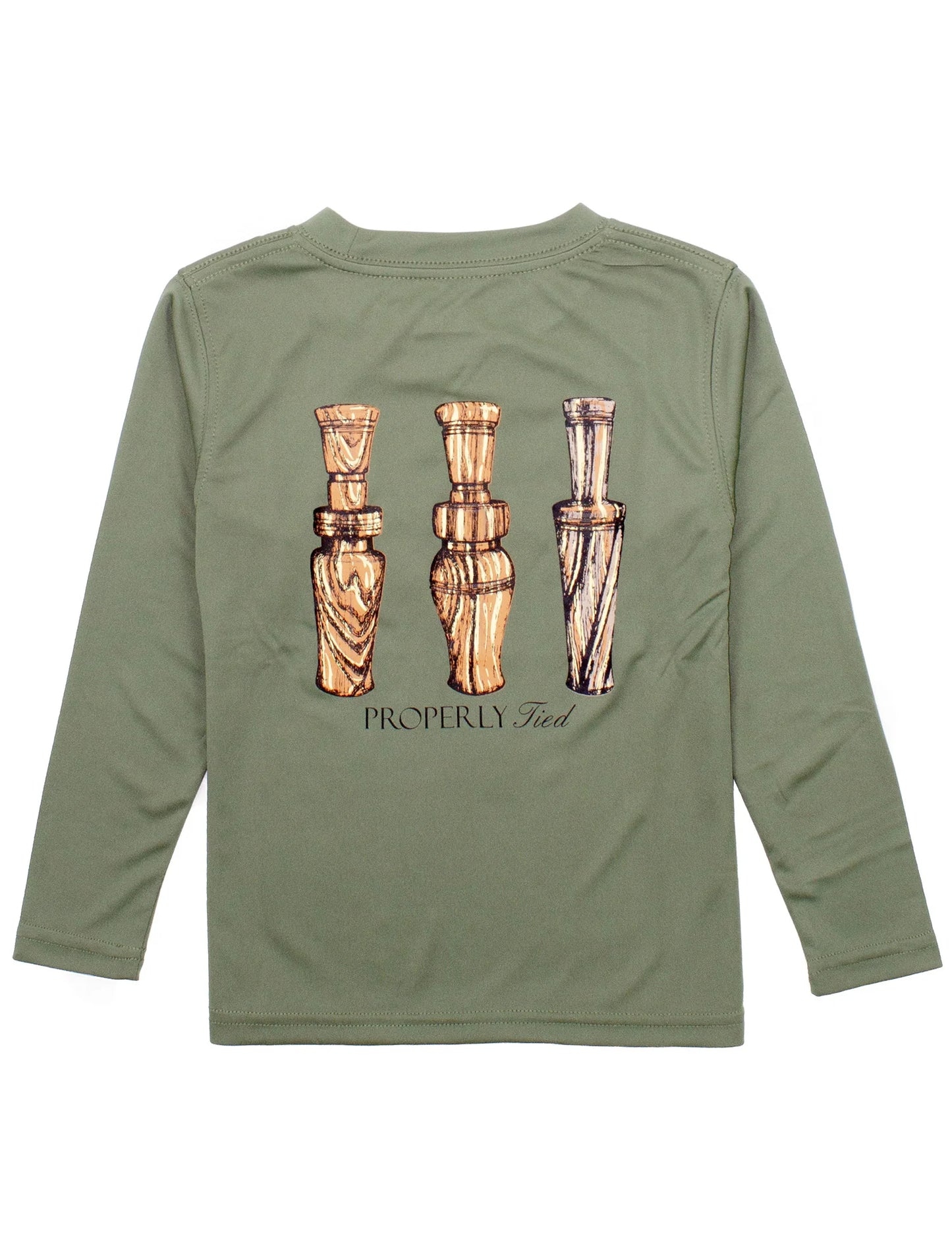 PERFORMANCE LS TEE DUCK CALLS OLIVE