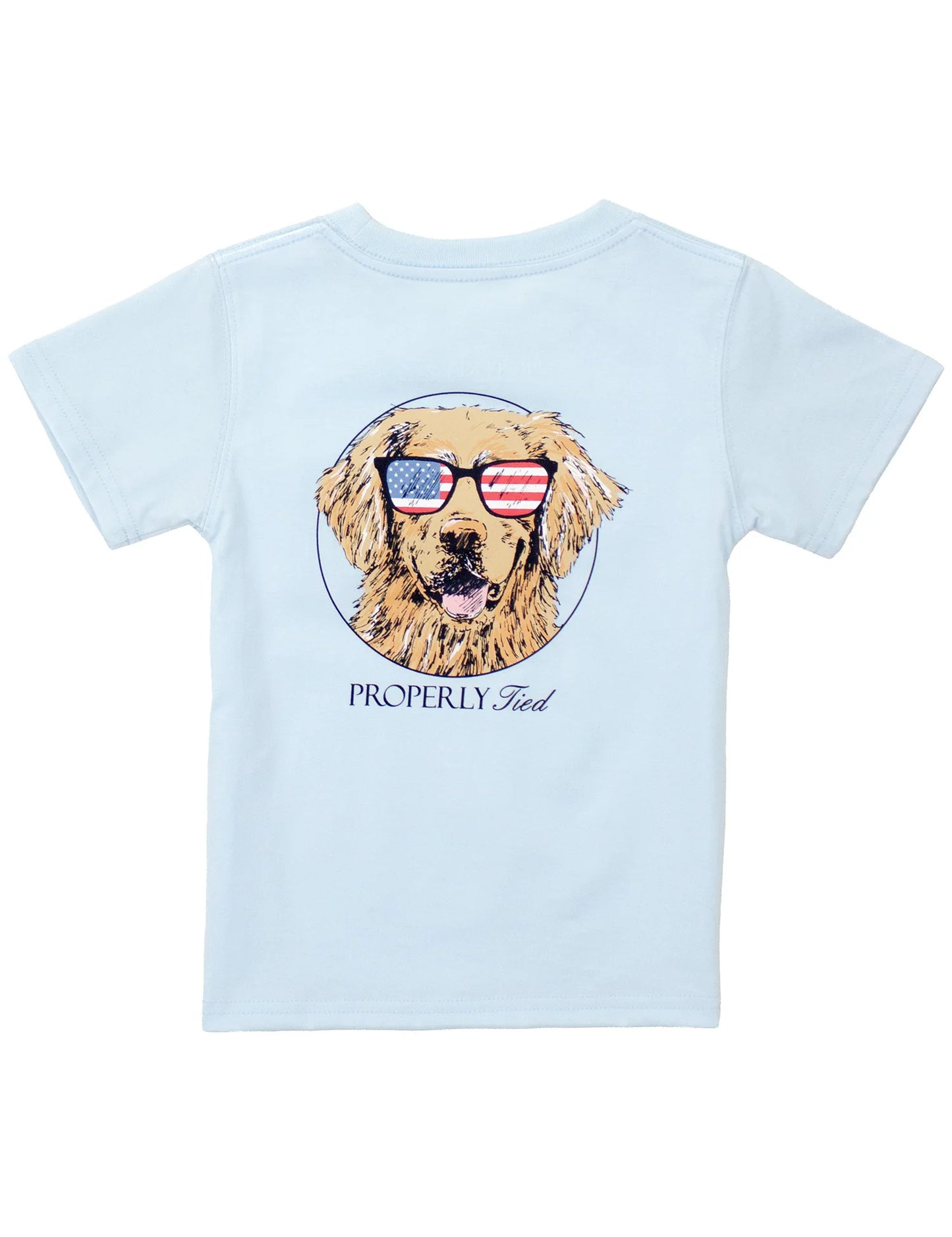 PATRIOT DOG SS PERIWINLE TEE