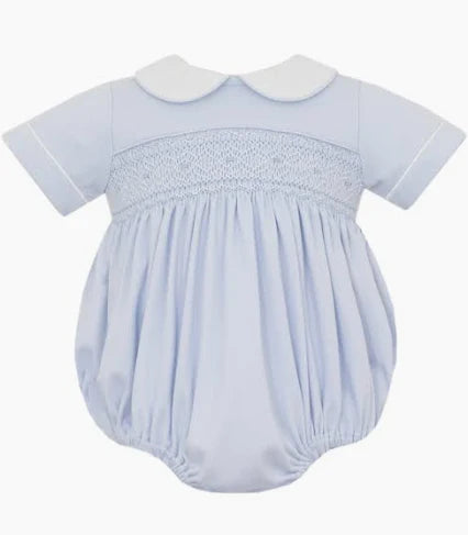 BLUE SMOCKED BUBBLE