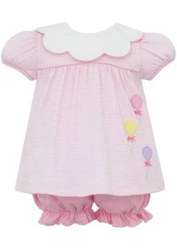 BALLOONS GIRL BLOOMER SET